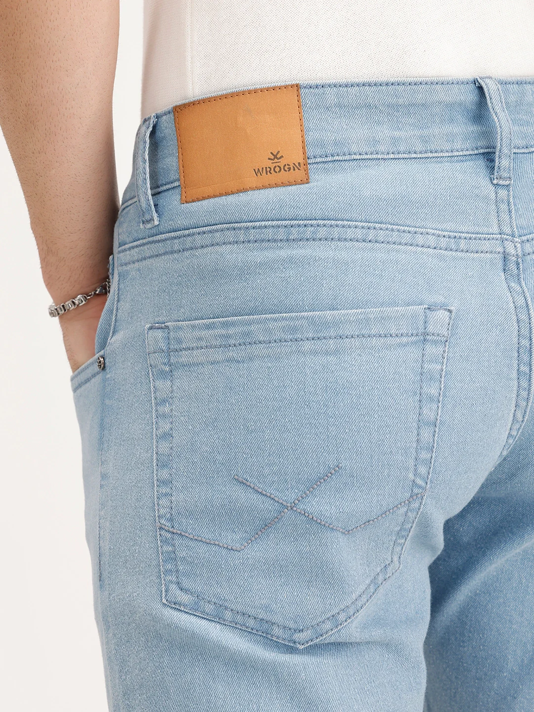 Slim Fit Denim Jeans | Light Blue - Image 6