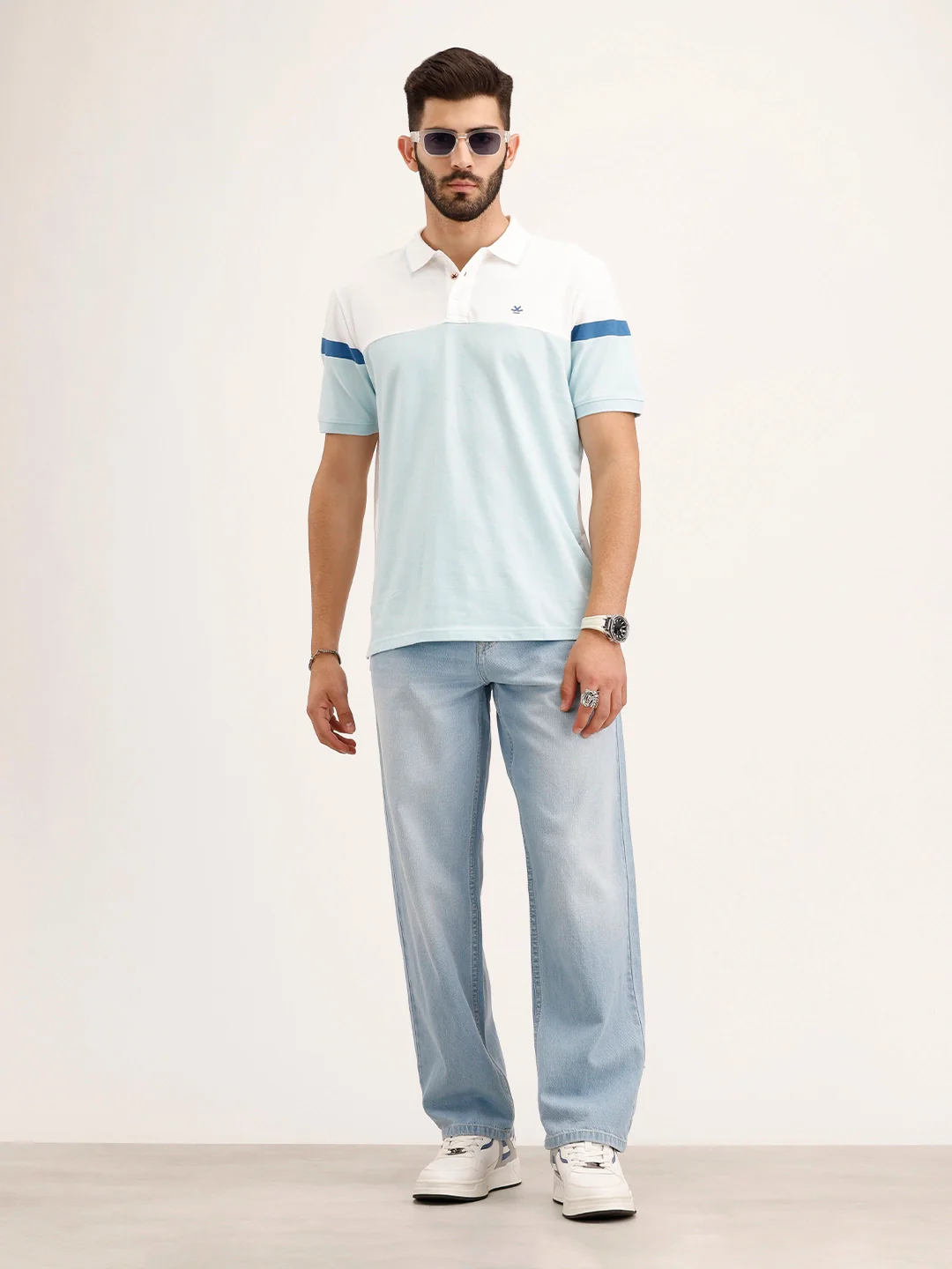 Slim Fit Polo T-Shirt | White - Image 2