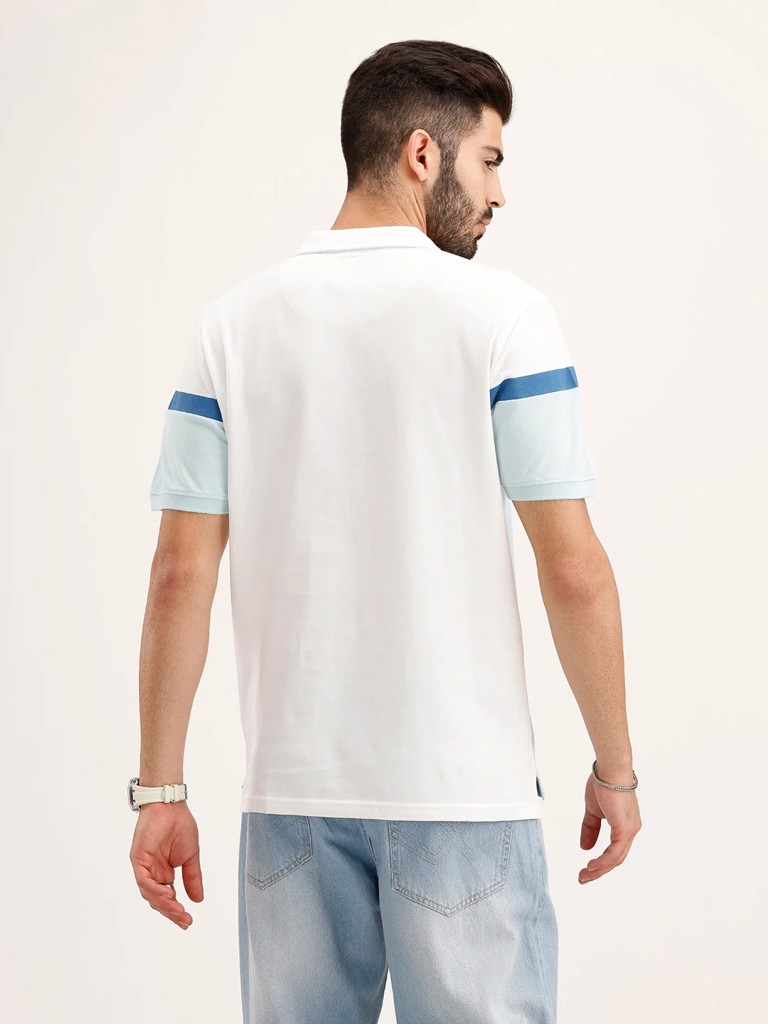 Slim Fit Polo T-Shirt | White - Image 3