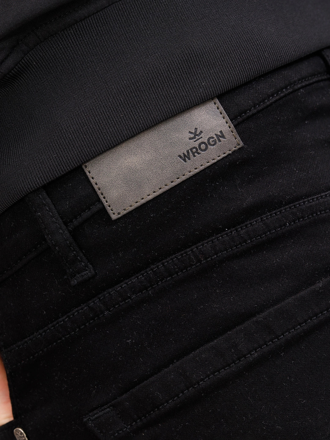 Slim Fit Stay Black Jeans  |  Black - Image 5