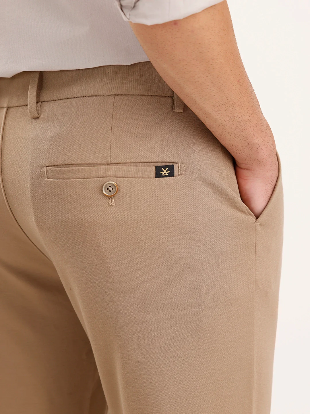 Slim Fit Trouser | Khaki - Image 6