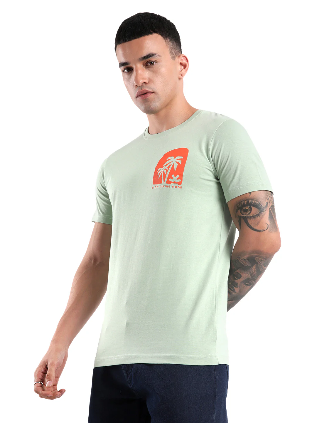 Slow Living Printed T-Shirt - Image 4