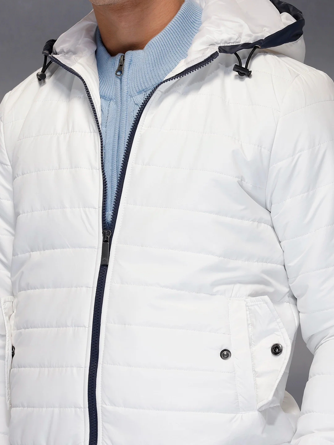 Snow White Urban Puffer Jacket | White - Image 5