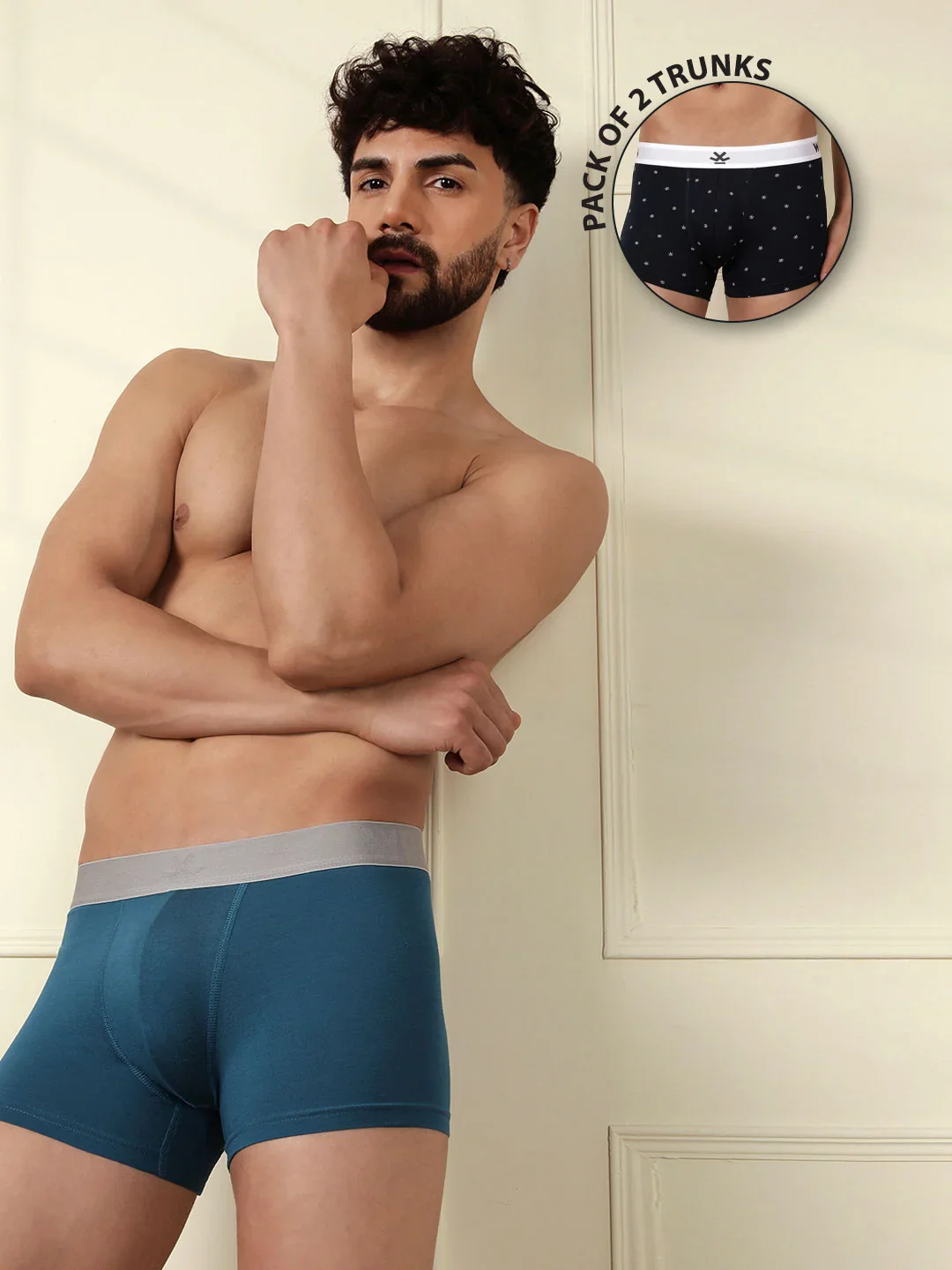 Soft Mid Rise Comfort Stretch 2-Pack Trunk - Image 3