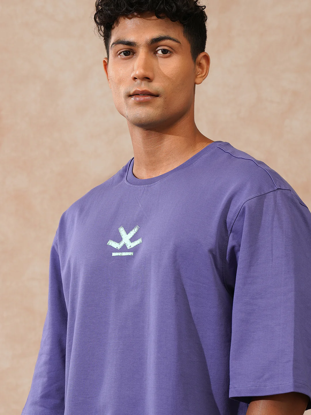 Solid 3/4th Sleeve T-Shirt | Blue - Image 5