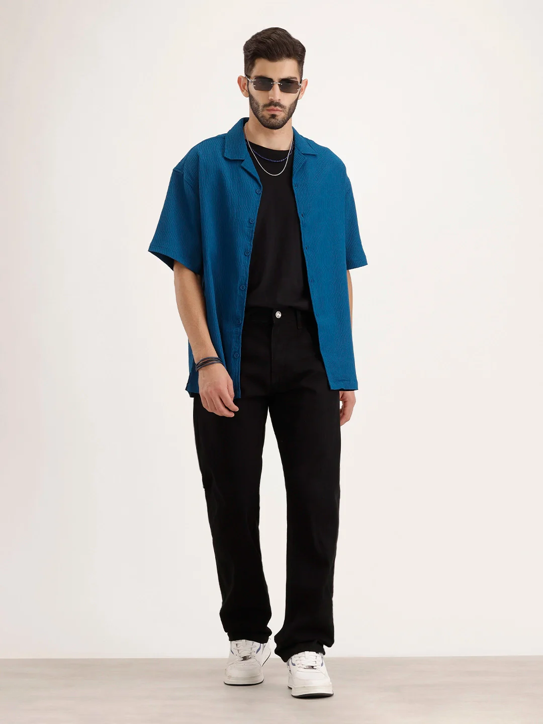 Solid Anti Fit Denim Jeans | Black - Image 2