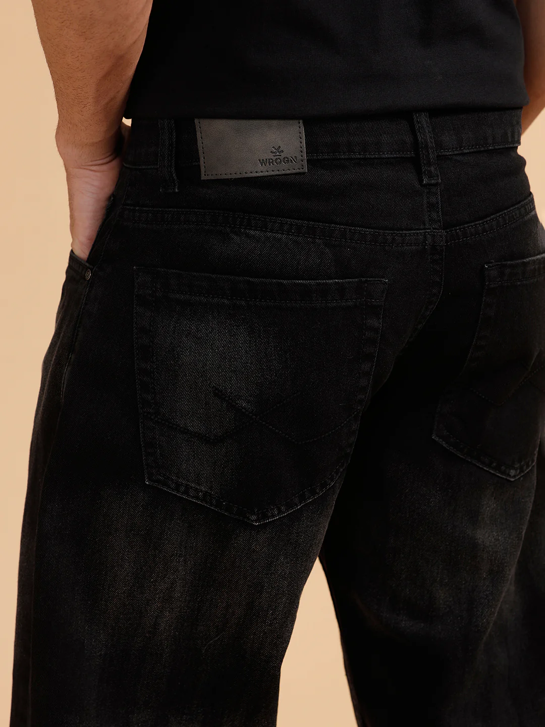 Heavy Fade Anti Fit Jeans | Black - Image 6