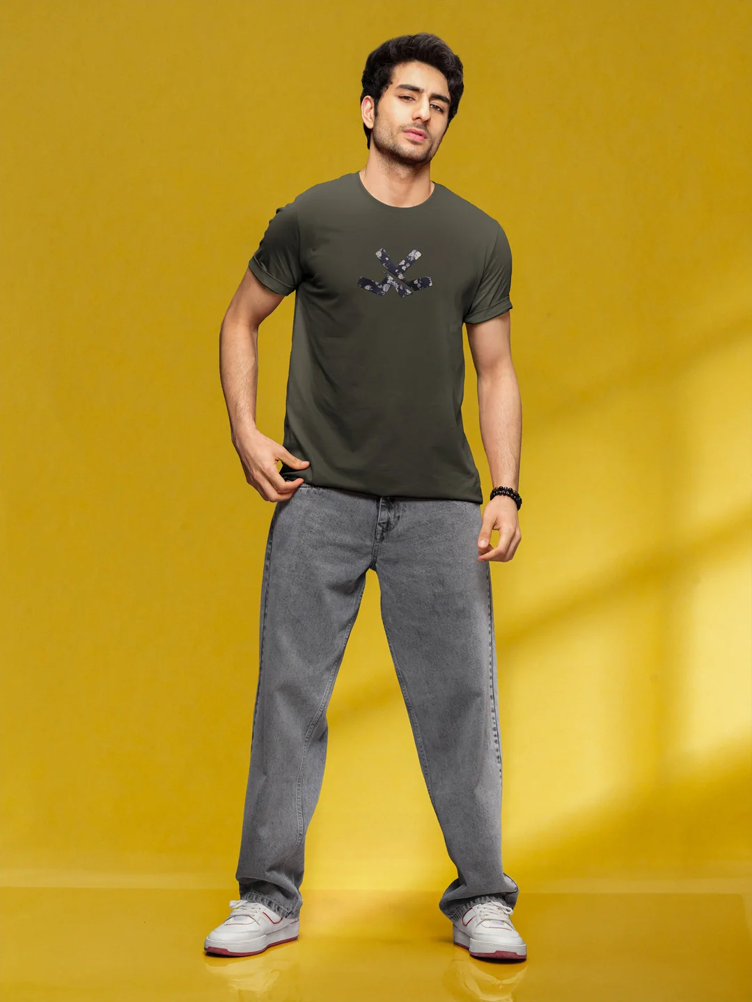 Heavy Fade Anti Fit Jeans | Grey - Image 2