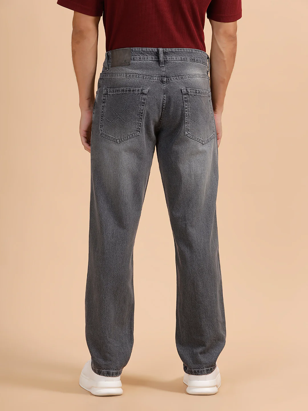 Heavy Fade Anti Fit Jeans | Grey - Image 4