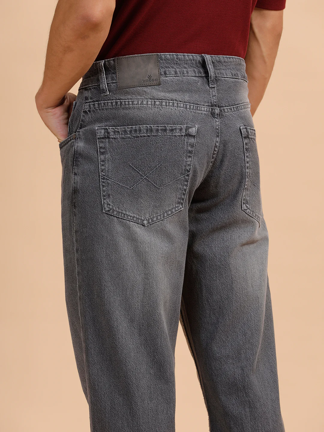 Heavy Fade Anti Fit Jeans | Grey - Image 6