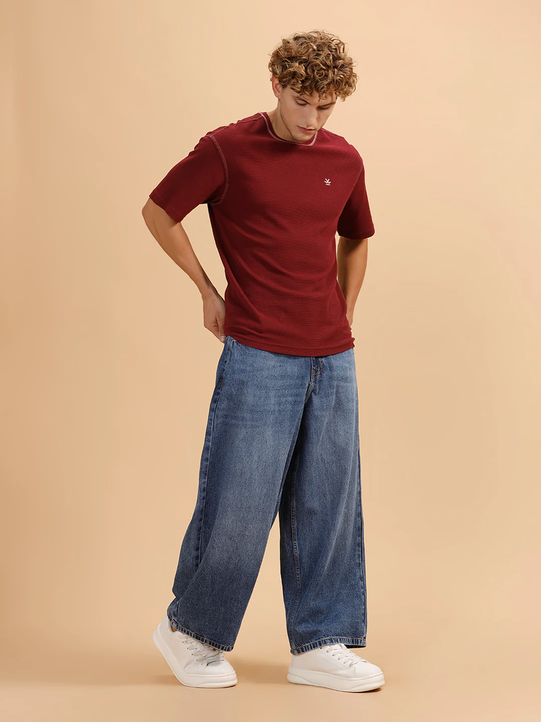 Casual Baggy Fit Jeans | Blue - Image 2