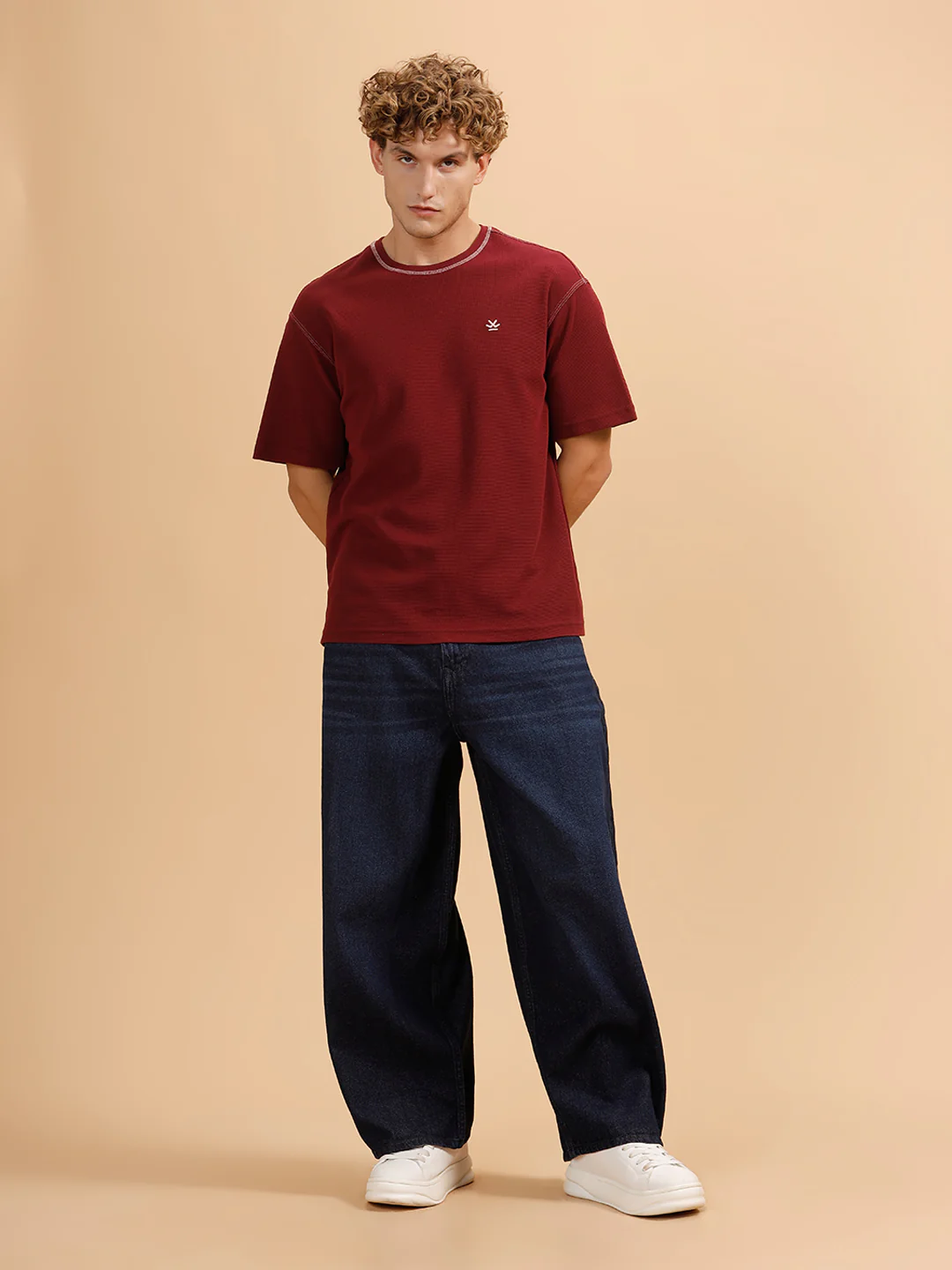 Casual Baggy Fit Jeans | Dark Blue - Image 2
