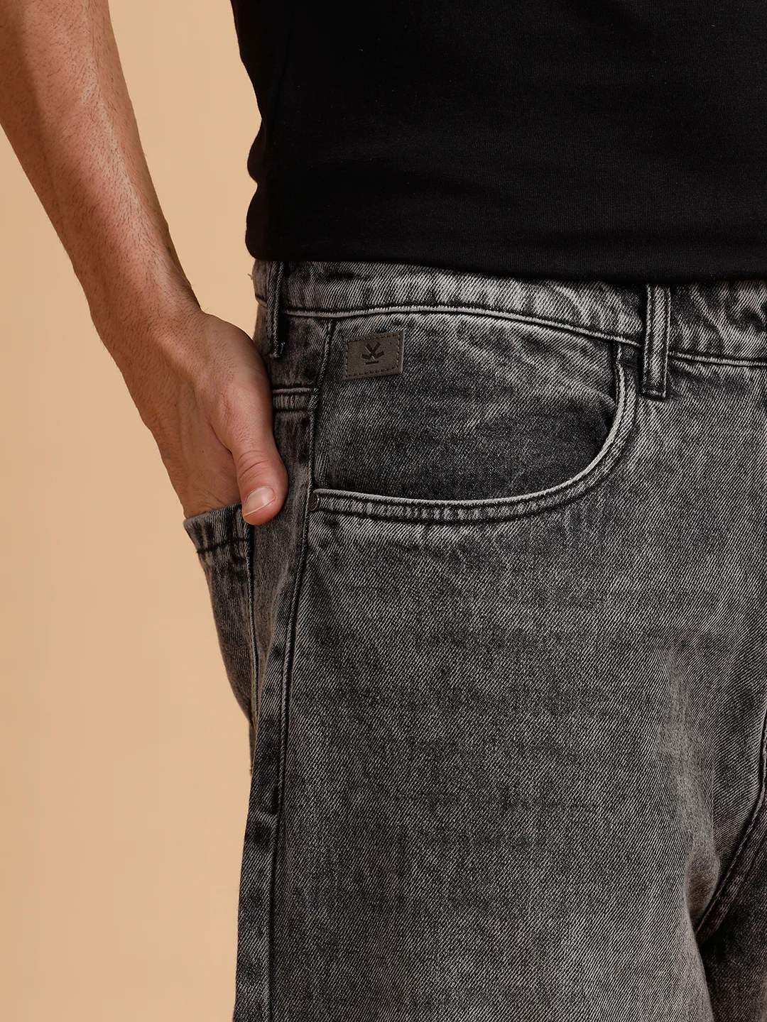Casual Baggy Fit Jeans | Grey - Image 6