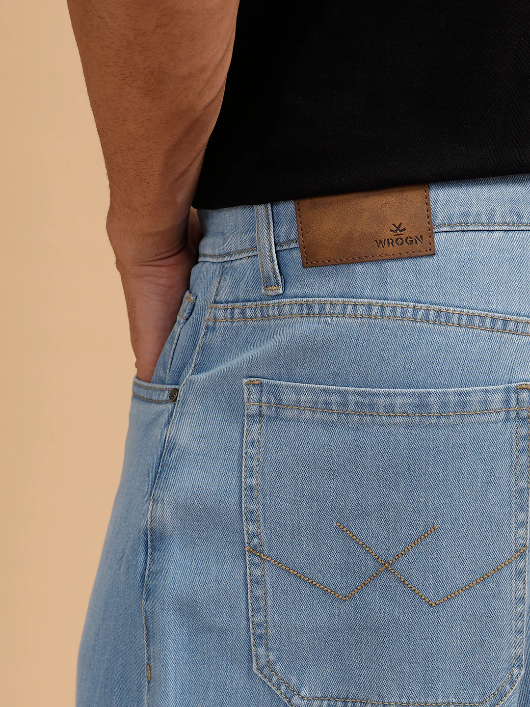 Casual Baggy Fit Jeans | Light Blue - Image 5