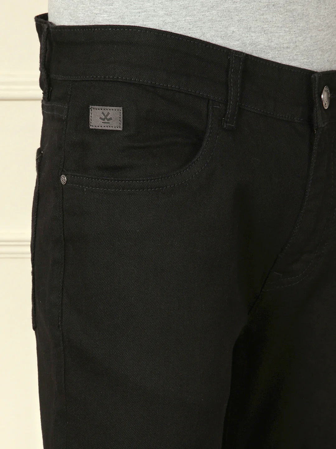 Solid Skinny Crop Jeans | Black - Image 5