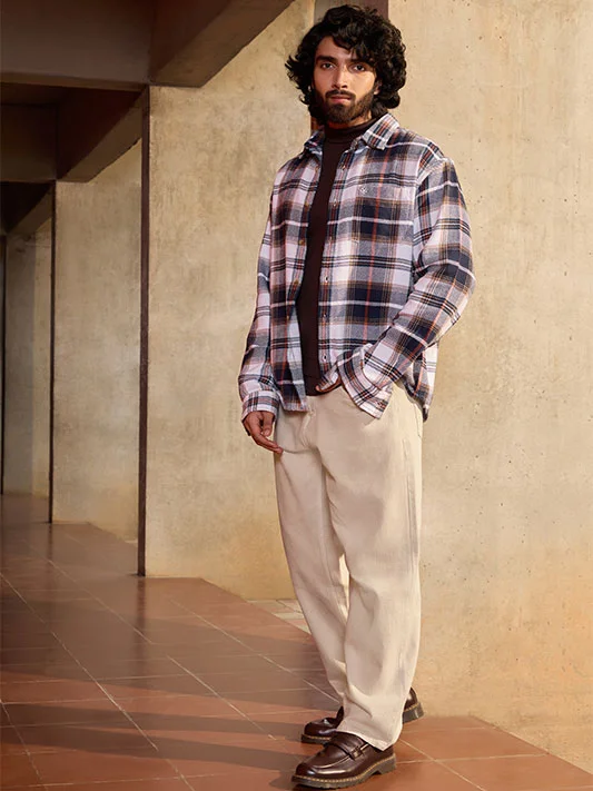 Solid Loose FIt Denim Jeans | Khaki - Image 2