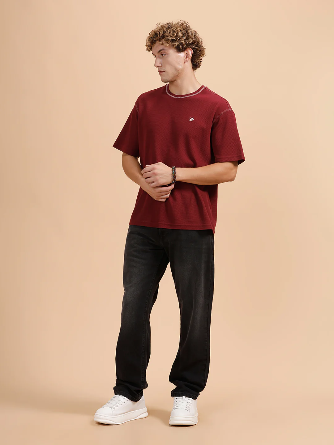 Solid Light Fade Anti Fit Jeans | Dark Grey - Image 2