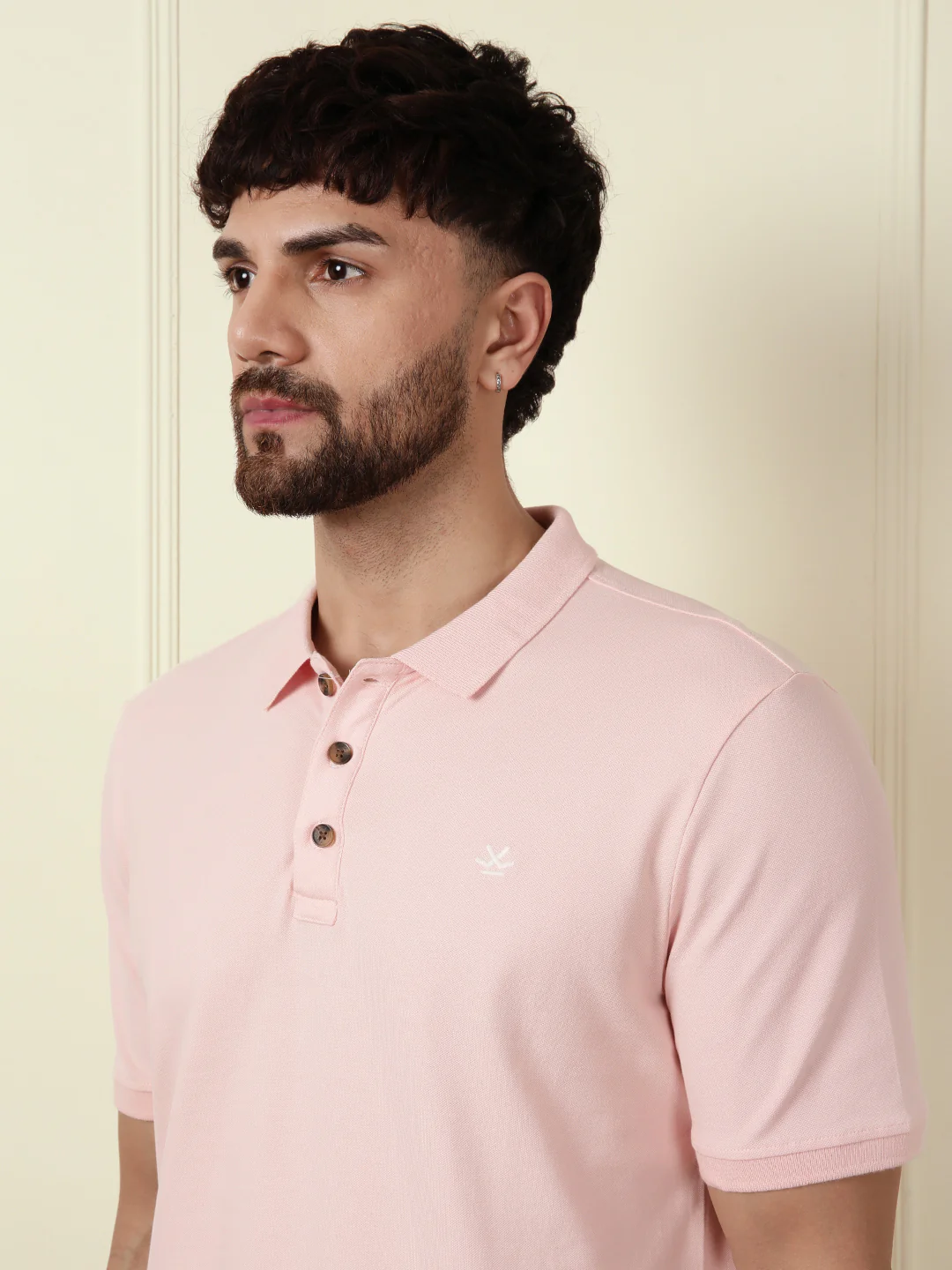 Solid Power Stretch Polo | Pink - Image 6