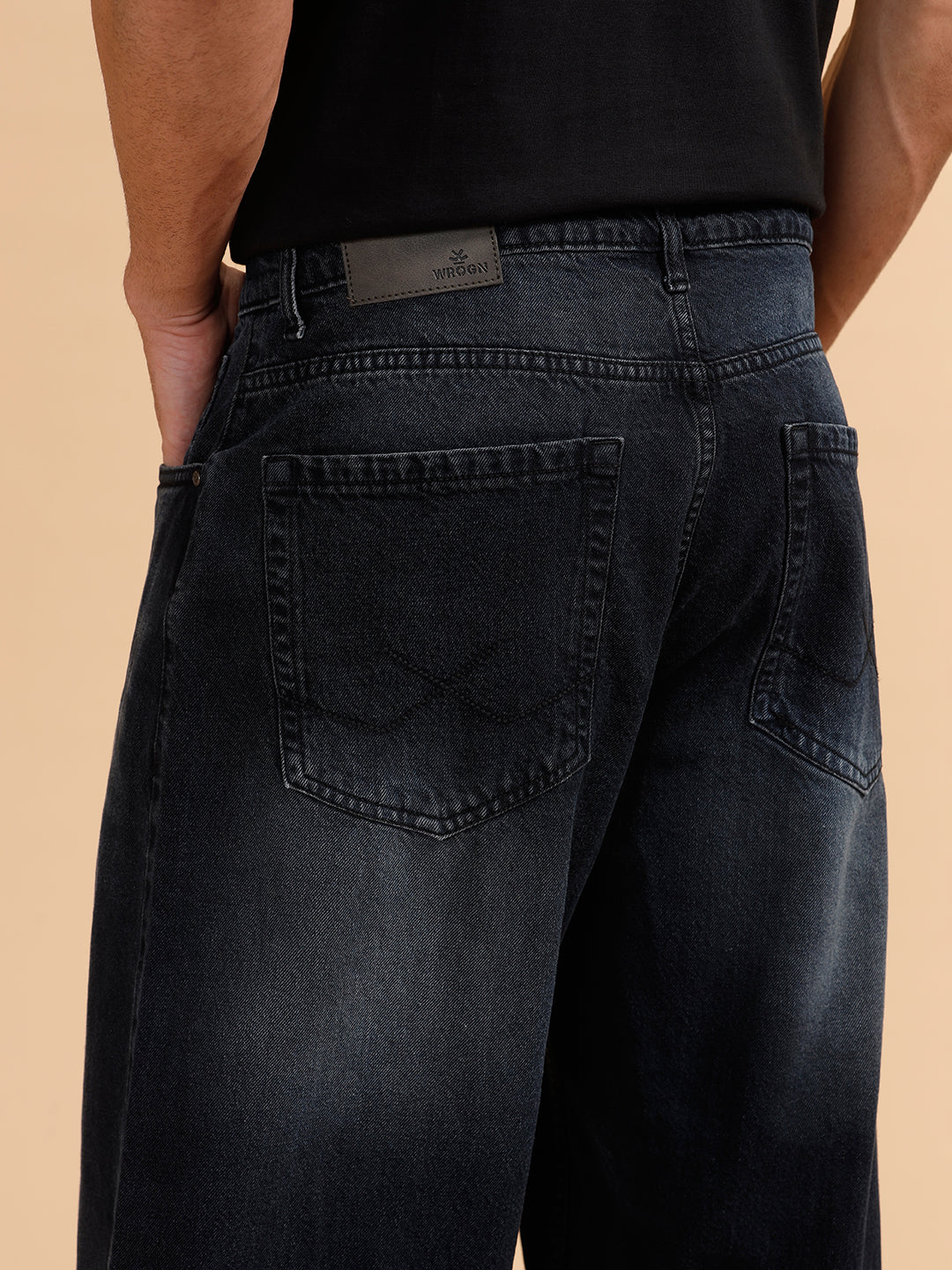 Casual Loose Fit Jeans | Black - Image 6