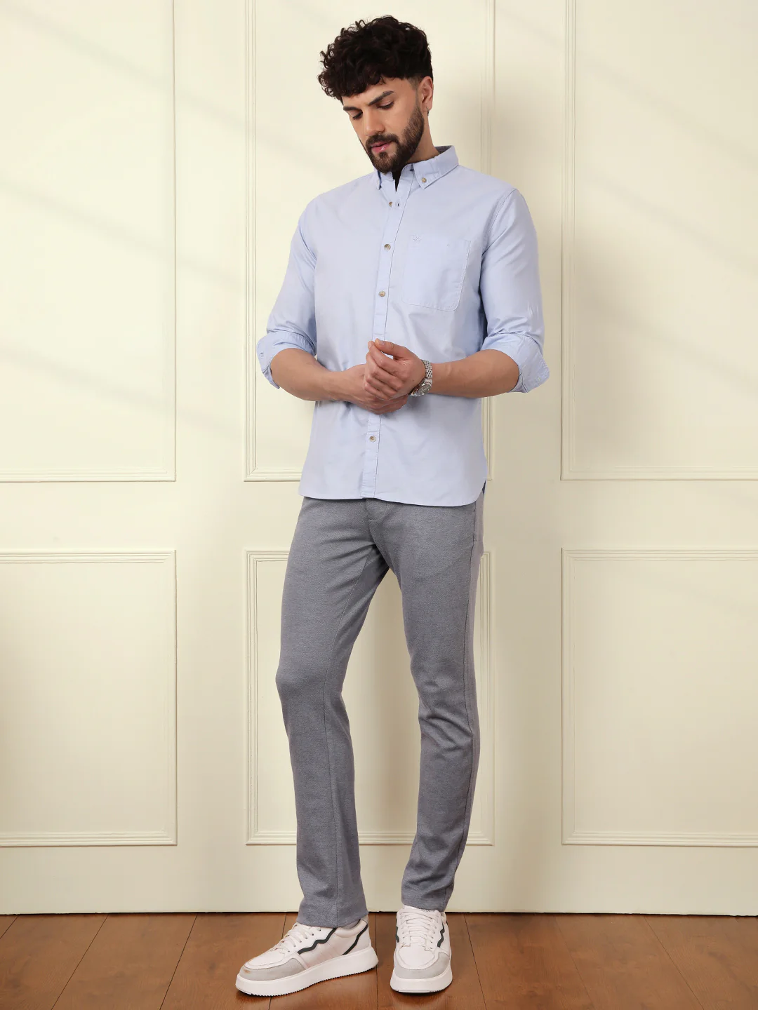 Solid Rare Blue Shirt - Image 2