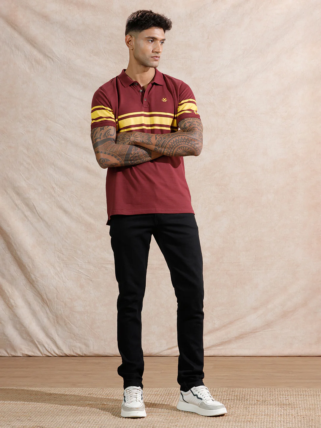 Solid Slim Fit Jeans | Black - Image 2