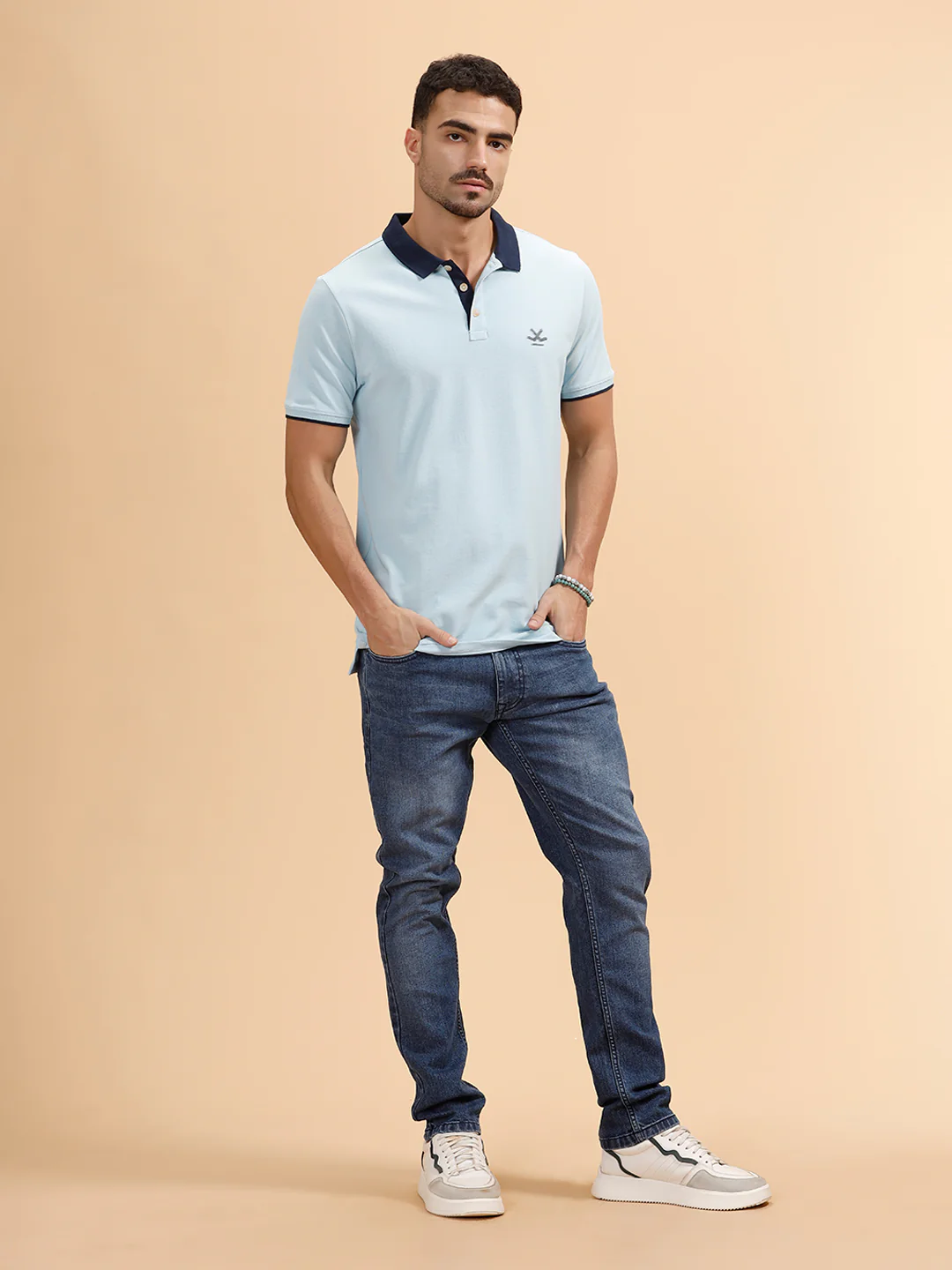 Casual Slim Fit Jeans | Blue - Image 2