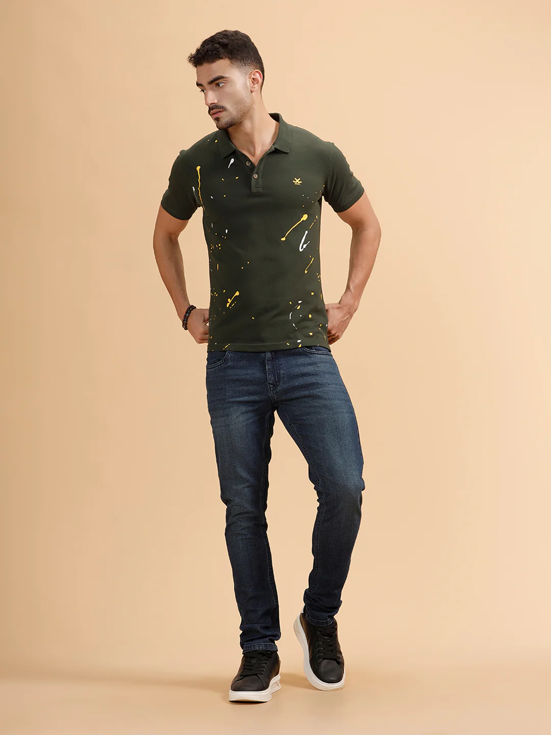 Casual Slim Fit Jeans | Dark Blue - Image 2