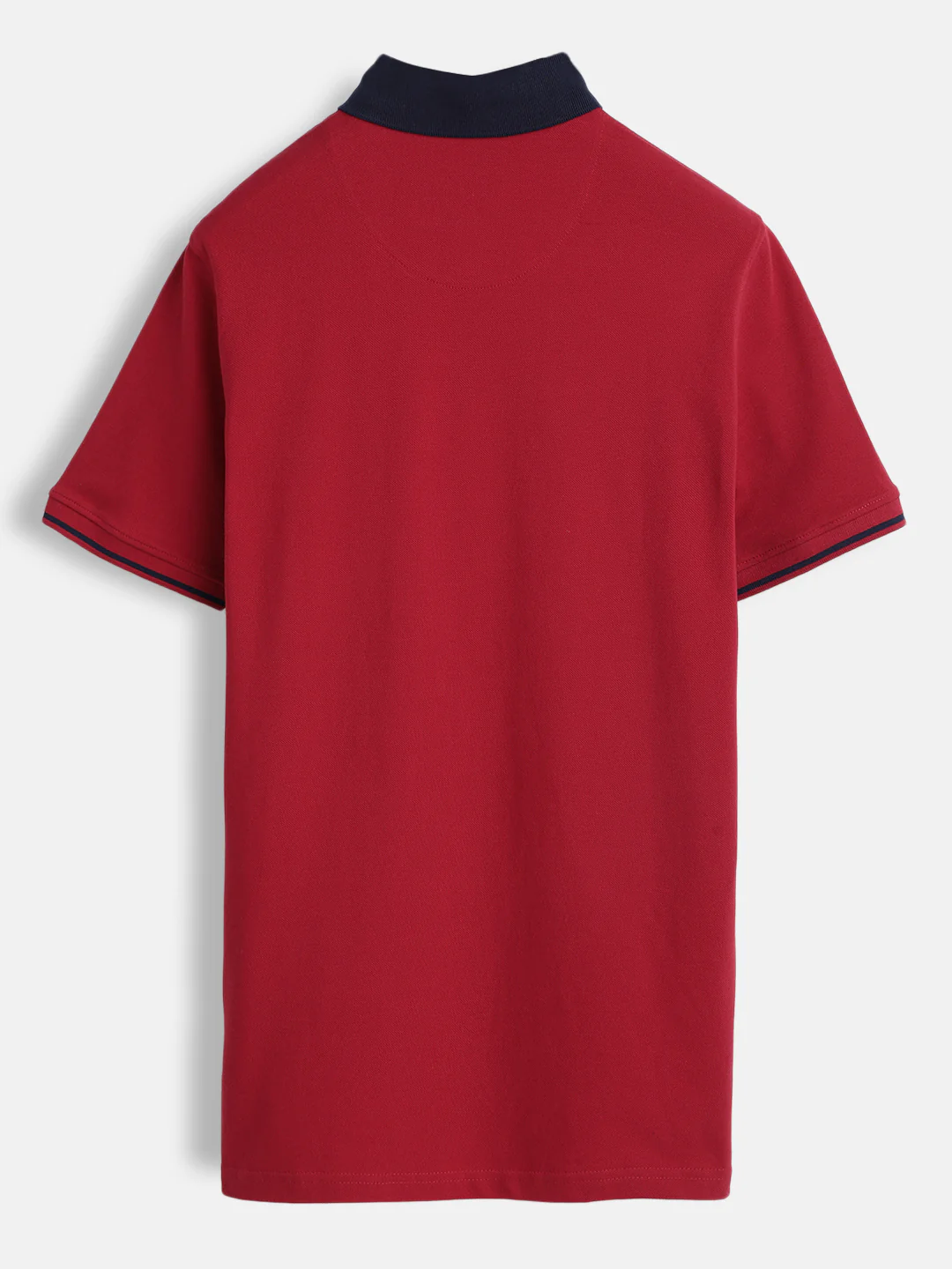 Solid Slim Fit Polo T-Shirt | Red - Image 2