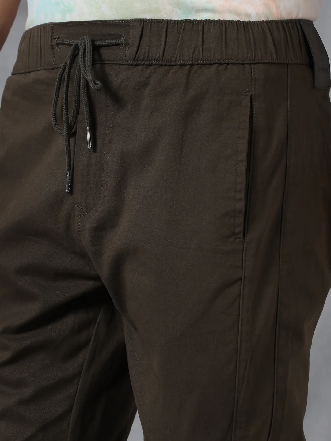 Solid Stitch Drawstring Jogger - Image 6