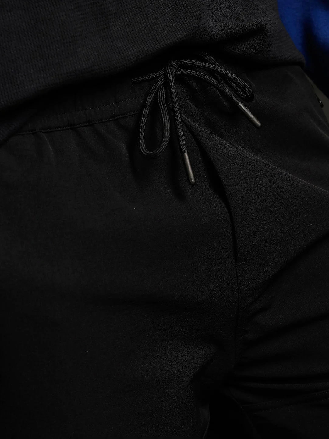 Solid Straight Fit Jogger | Black - Image 6