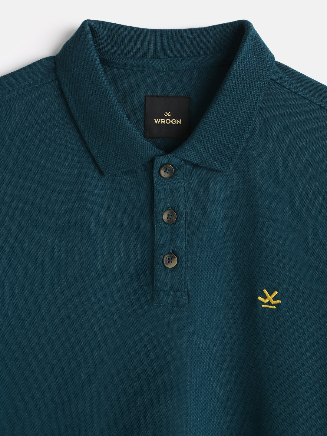 Solid Stretch Polo T-Shirt | Blue - Image 5