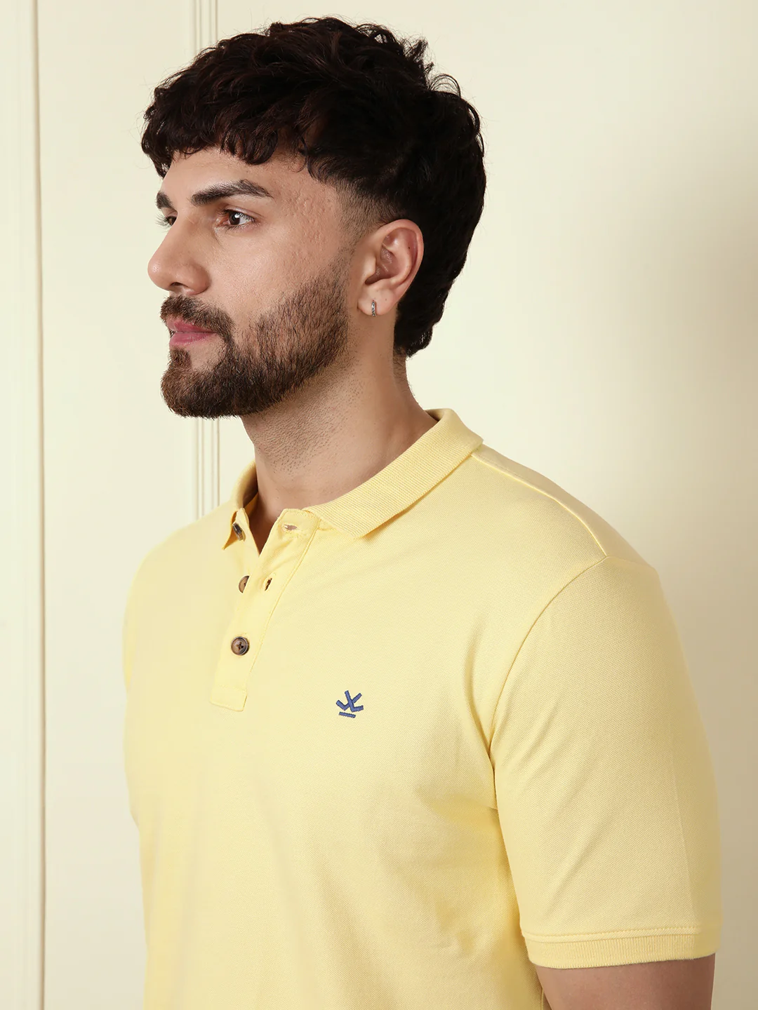 Solid Power Stretch Polo | Yellow - Image 6