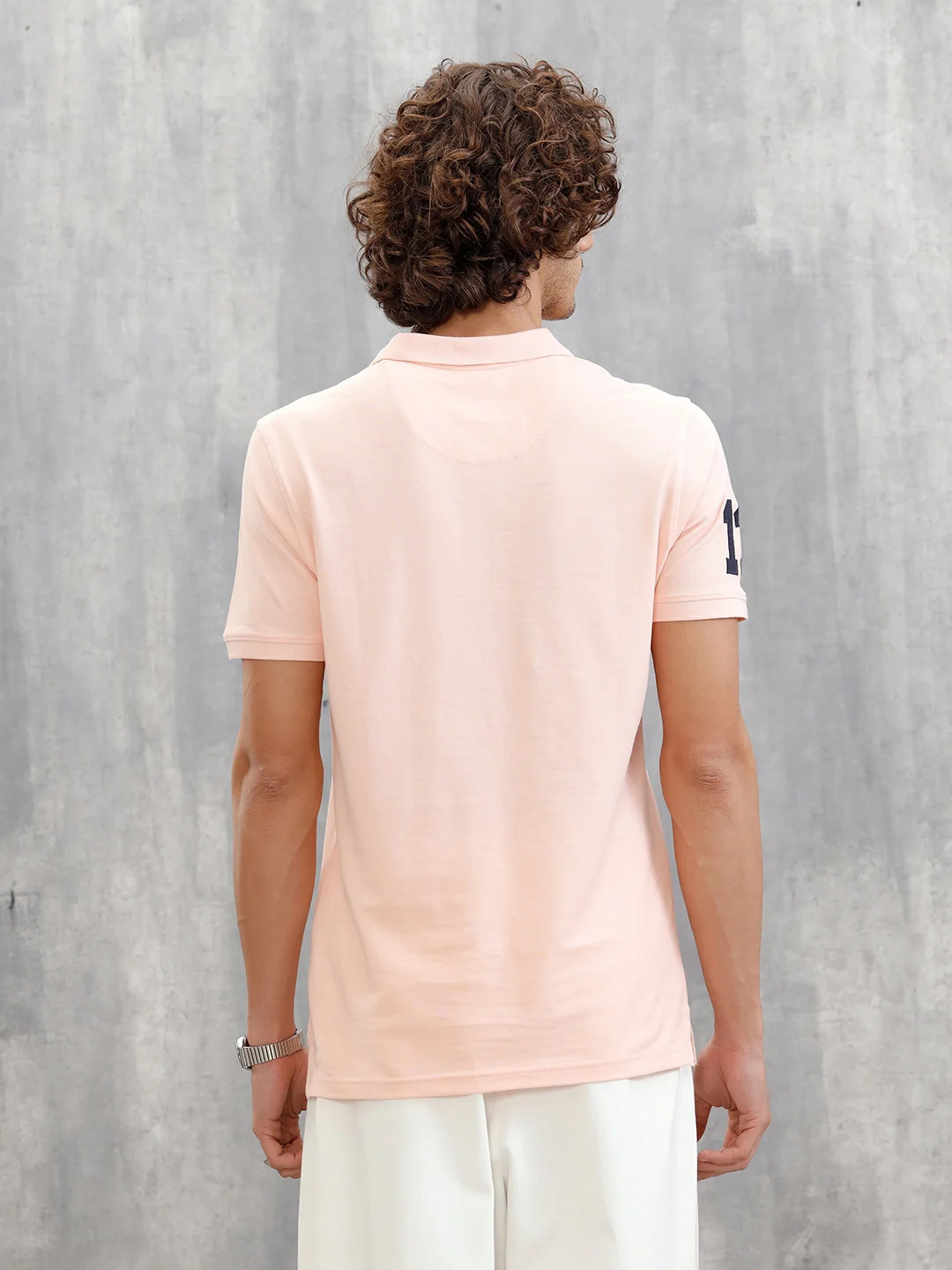 Sporty Polo T-Shirt | Pink - Image 3
