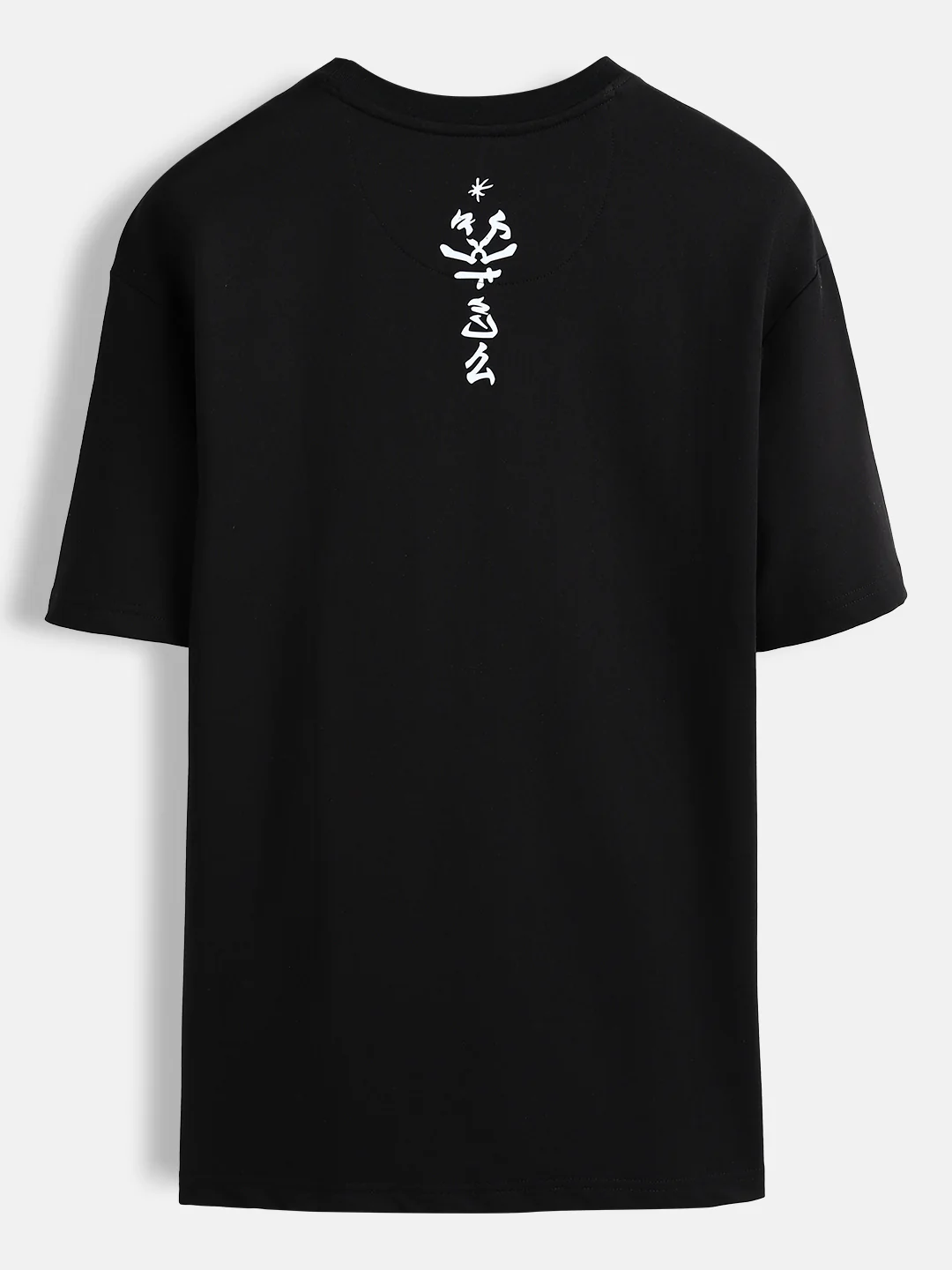 Statement front print oversized tshirt | Black - Image 8