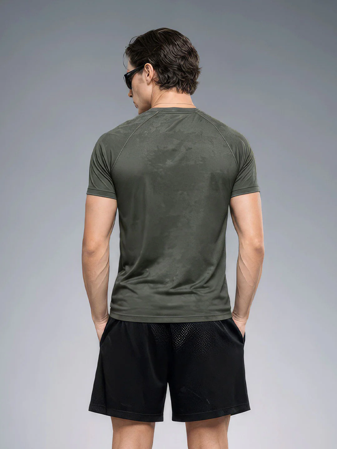 Stealth Camo Active Tee | Olive - Image 3