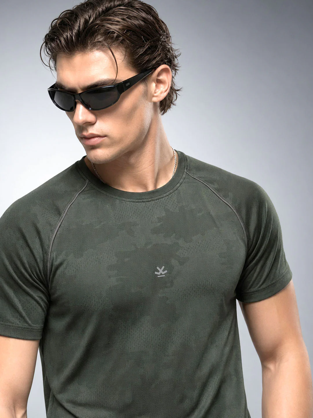 Stealth Camo Active Tee | Olive - Image 4