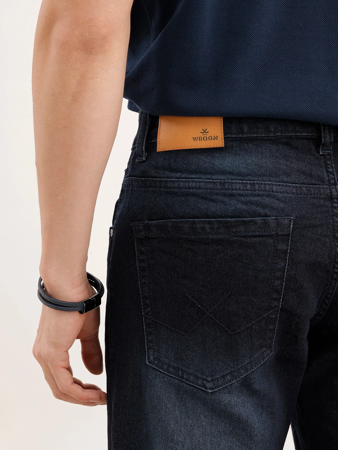 Straight Fit Denim Jeans | Blue - Image 6