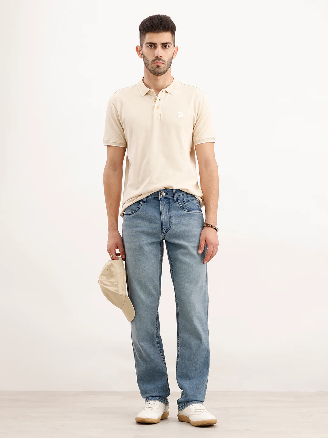 Straight Fit Denim Jeans | Light Blue - Image 2