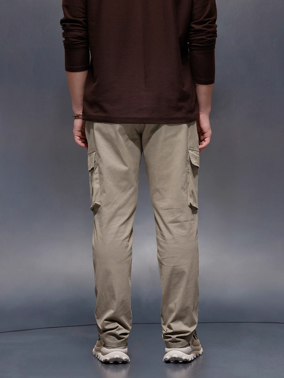 Straight Fit Joggers  | Olive - Image 3