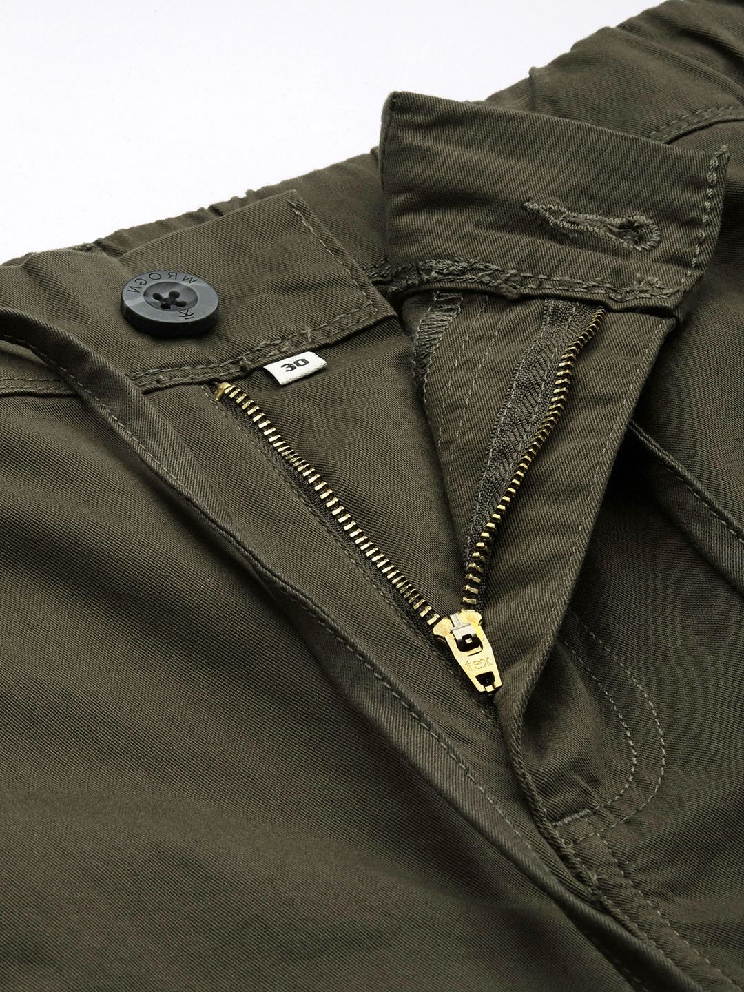 Striking Olive Drawstring Cargo Jogger - Image 5
