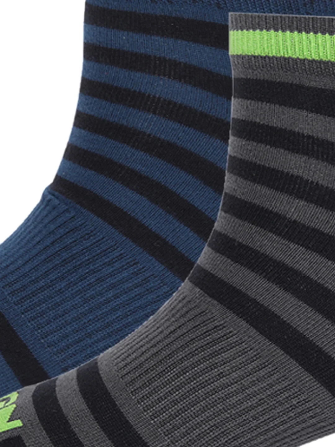 Striped Comfort Sneaker Socks Pack of 2 - Image 4