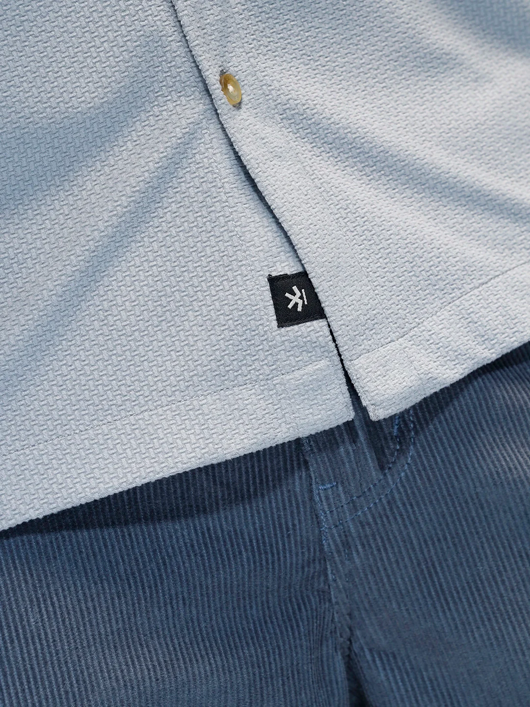 Textured Classic Men’s Oversized Fit Shirt | Grey - Image 5