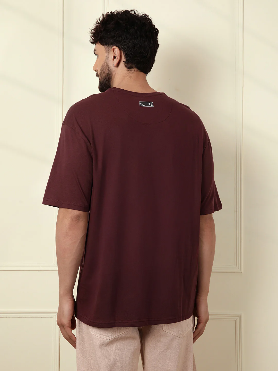 The Office - Wine Dunder Mifflin Printed T-Shirt - Image 3