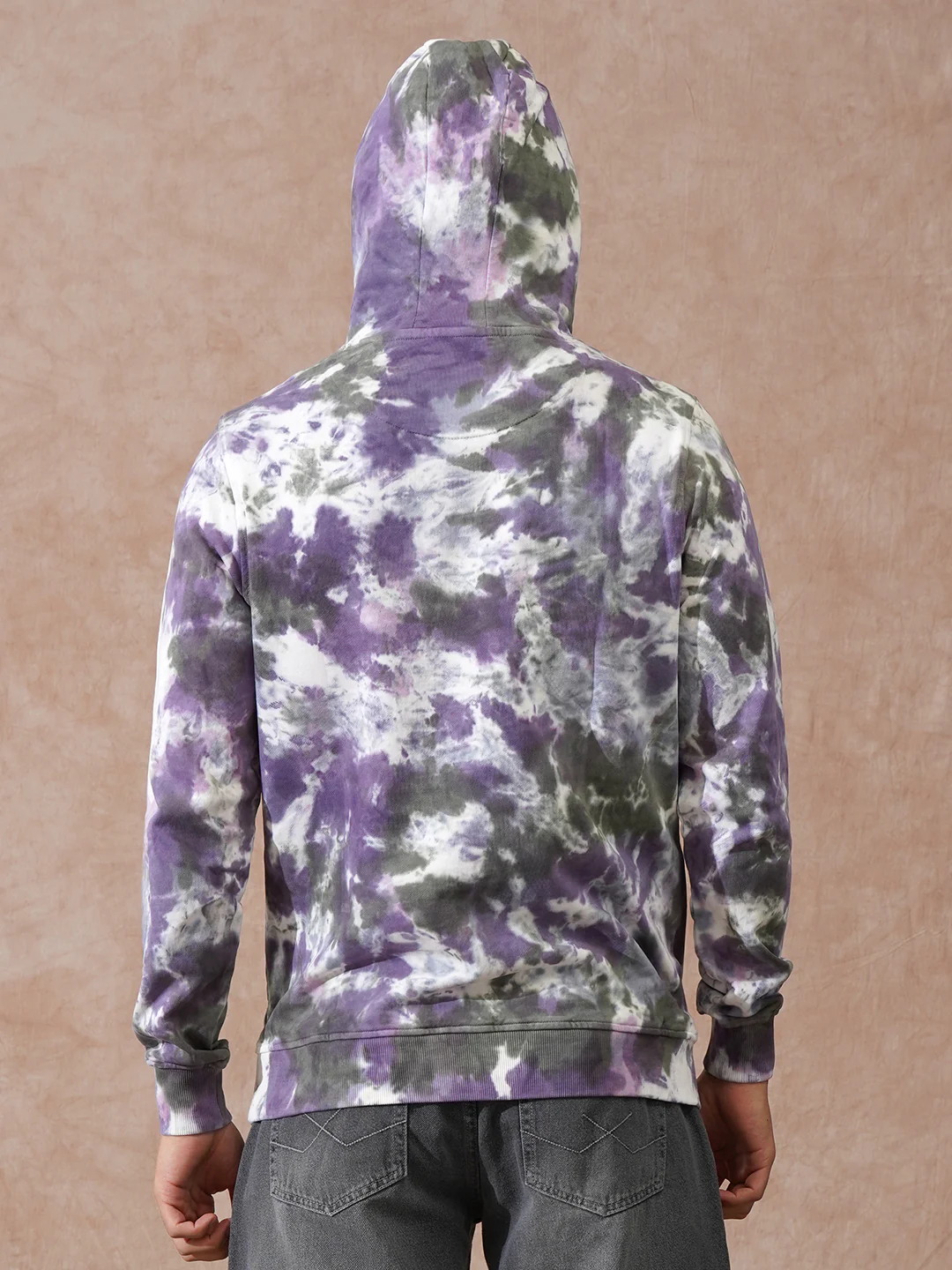 Tie Dyed Hoodie | Purple - Image 3