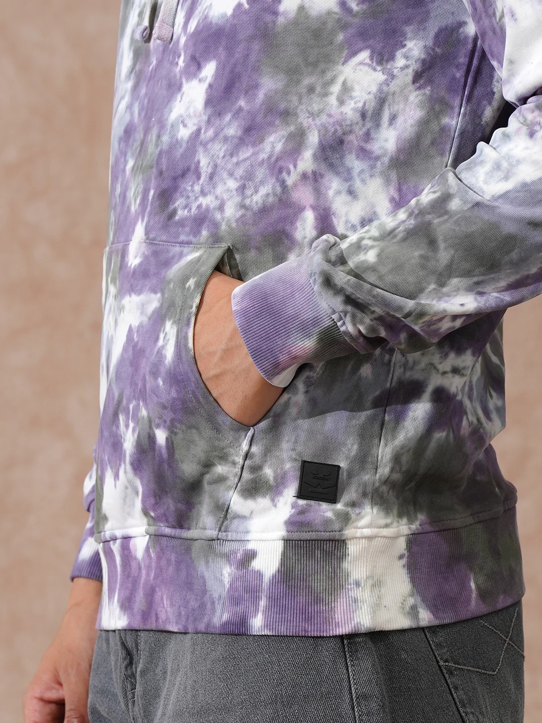 Tie Dyed Hoodie | Purple - Image 5