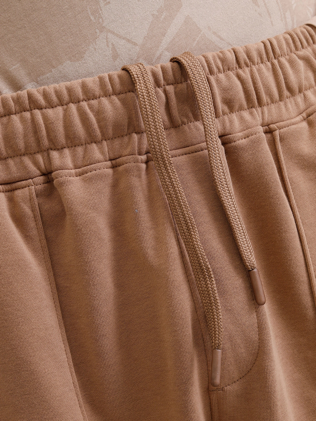 Tonal Colourblock Comfort Fit Jogger | Brown - Image 5