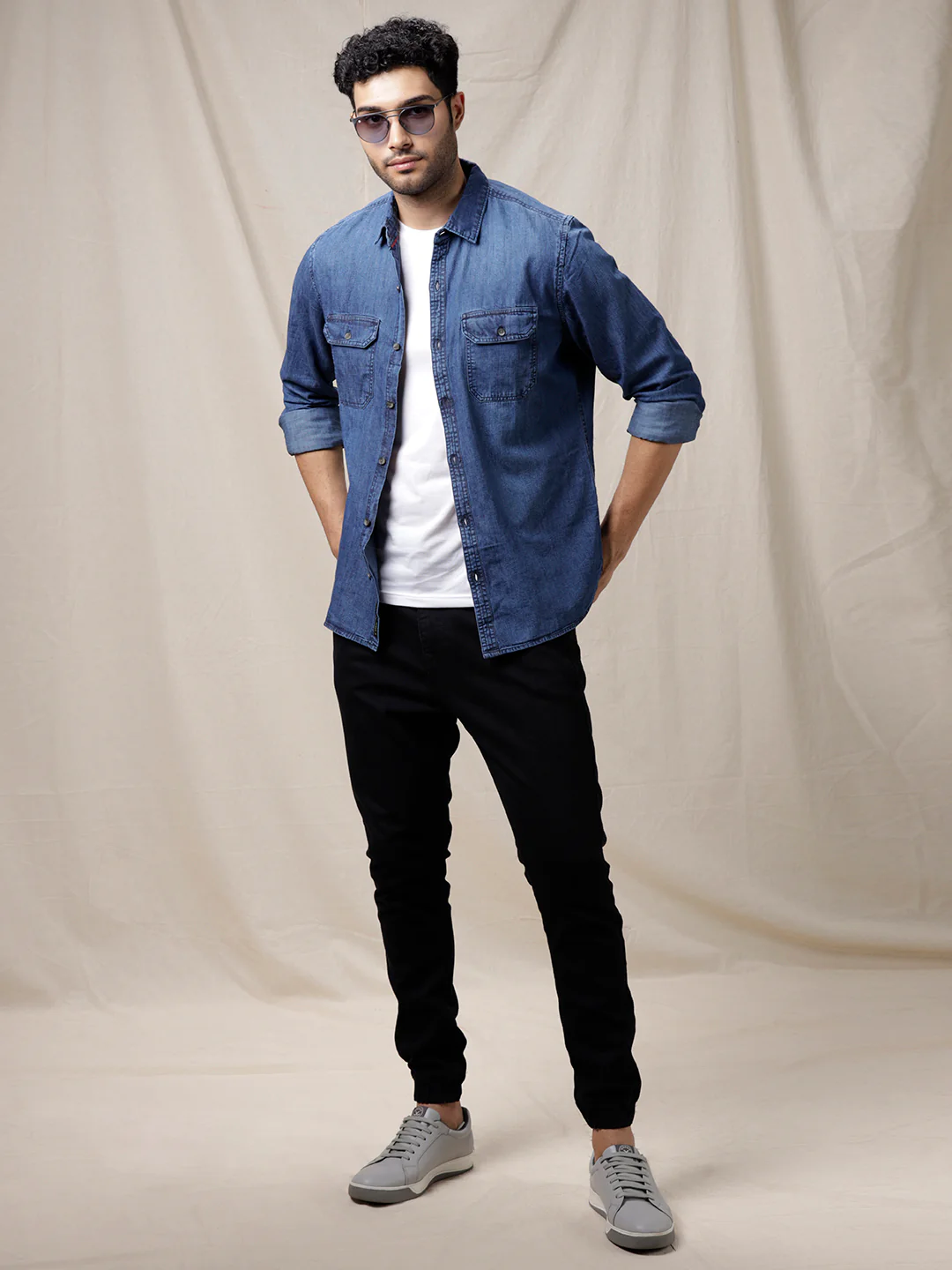 Ultramarine Casual Cotton Shirt - Image 2