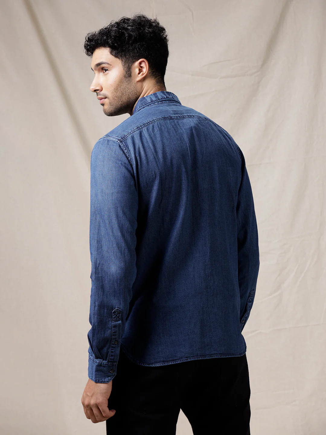 Ultramarine Casual Cotton Shirt - Image 3