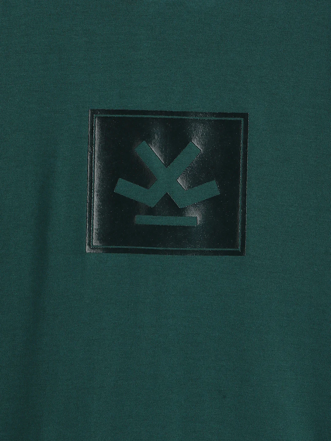 Urban Dark Green Printed T-Shirt - Image 4