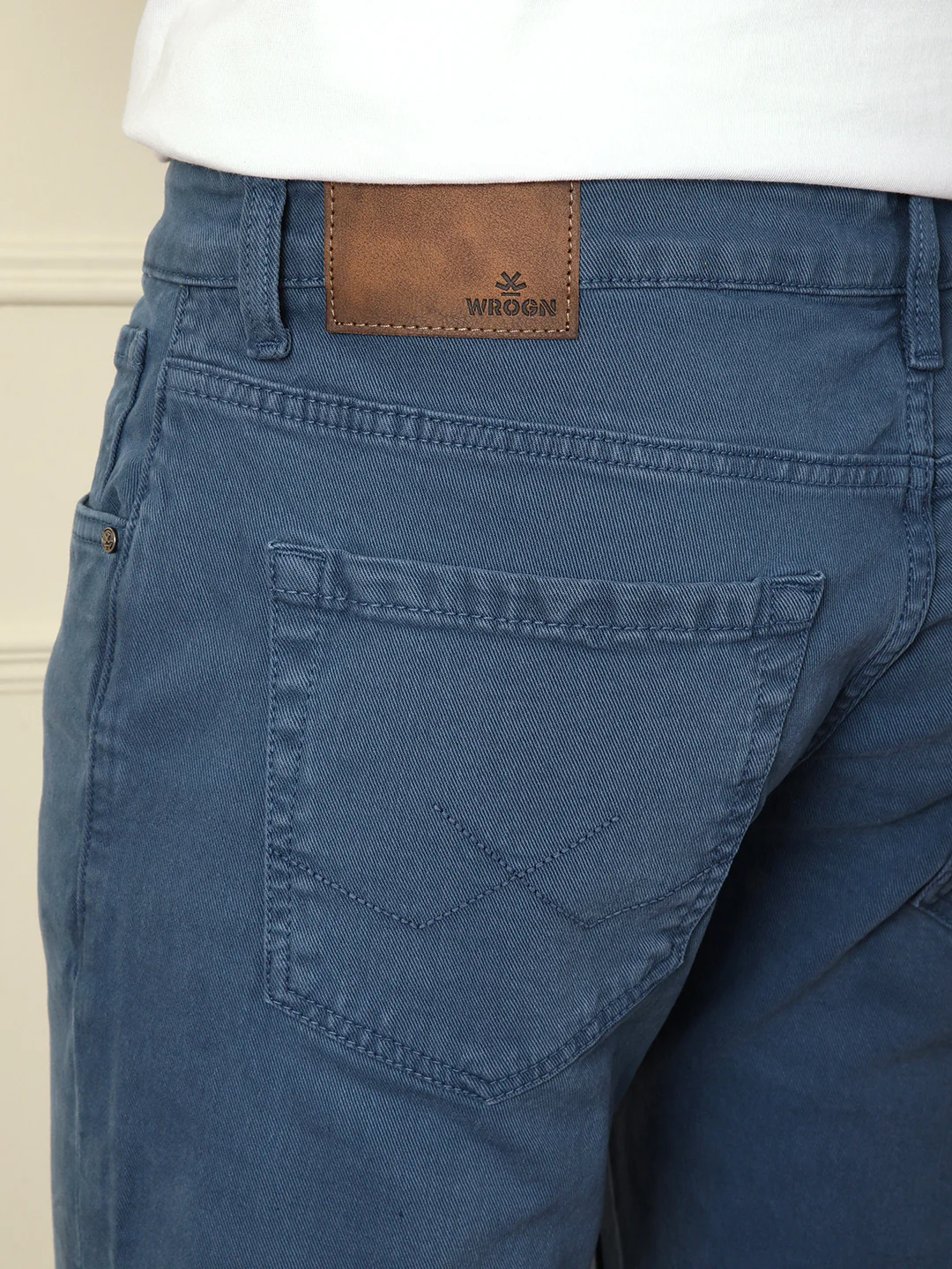 Slim Tapered Coloured Denim Jeans | Blue - Image 6